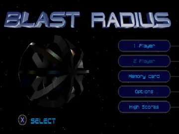 Blast Radius (US) screen shot title